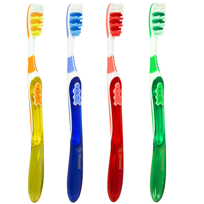 Dual Pro Toothbrush Expert Care Multi-Level Filaments for MAXIMUM CLEANING Anti-slip Grip