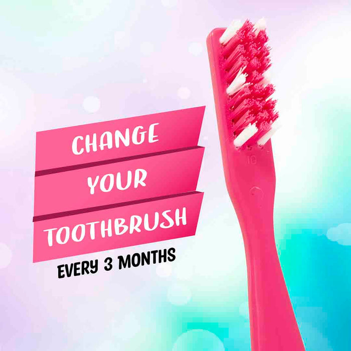 Bio Junior Toothbrush with Extremely Soft Bristles, Best Oral Care for Kids - Super Soft Bristles, Available in 4 colors