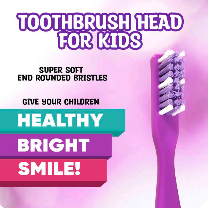 Bio Junior Toothbrush with Extremely Soft Bristles, Best Oral Care for Kids - Super Soft Bristles, Available in 4 colors