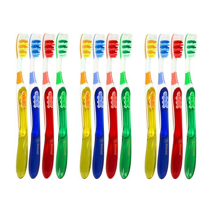 Dual Pro Toothbrush Expert Care Multi-Level Filaments for MAXIMUM CLEANING Anti-slip Grip