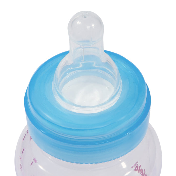 Classic Feeder with Silicone and Slow-Flow Nipple with Travel Caps, Made with Polypropylene and BPA FREE