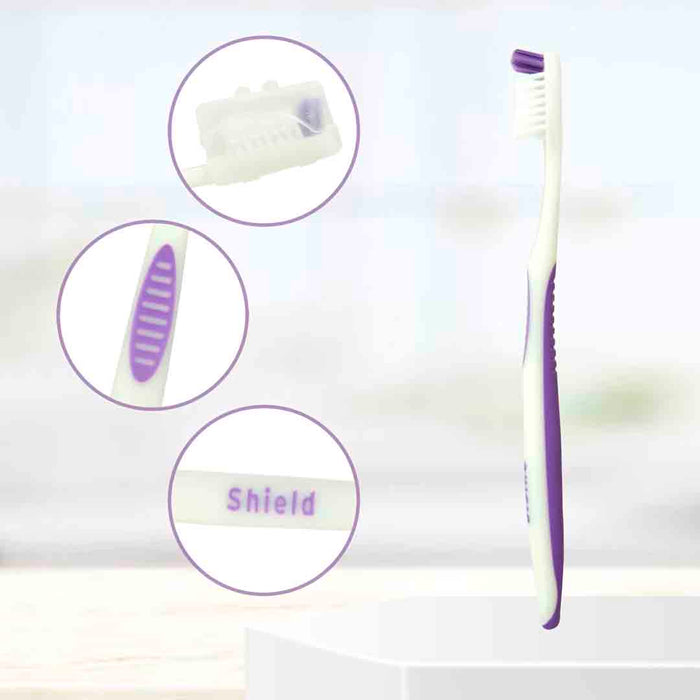 Falcon Toothbrush Family Care with Curved Filaments for Deeper Reach