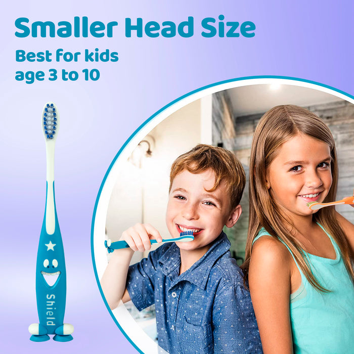Giggles Toothbrush Fun Design Flexible Grip and Best for Kids Oral Care - Super Soft Bristles