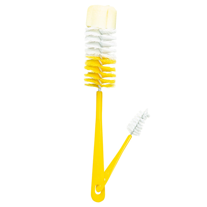 Bottle Cleaning Brush Twin Pack with Sponge Head