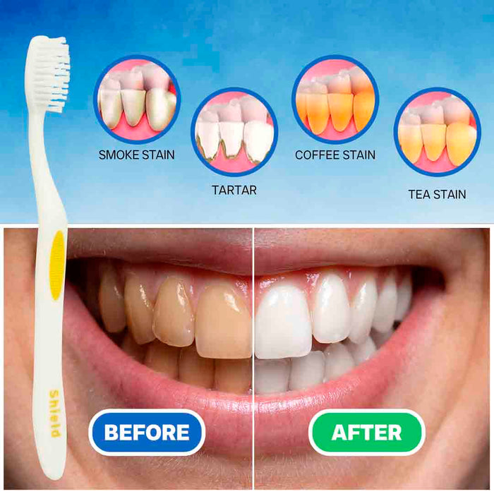 Smokers Toothbrush Expert Care with Hard Filaments for Removing Smoke Stains